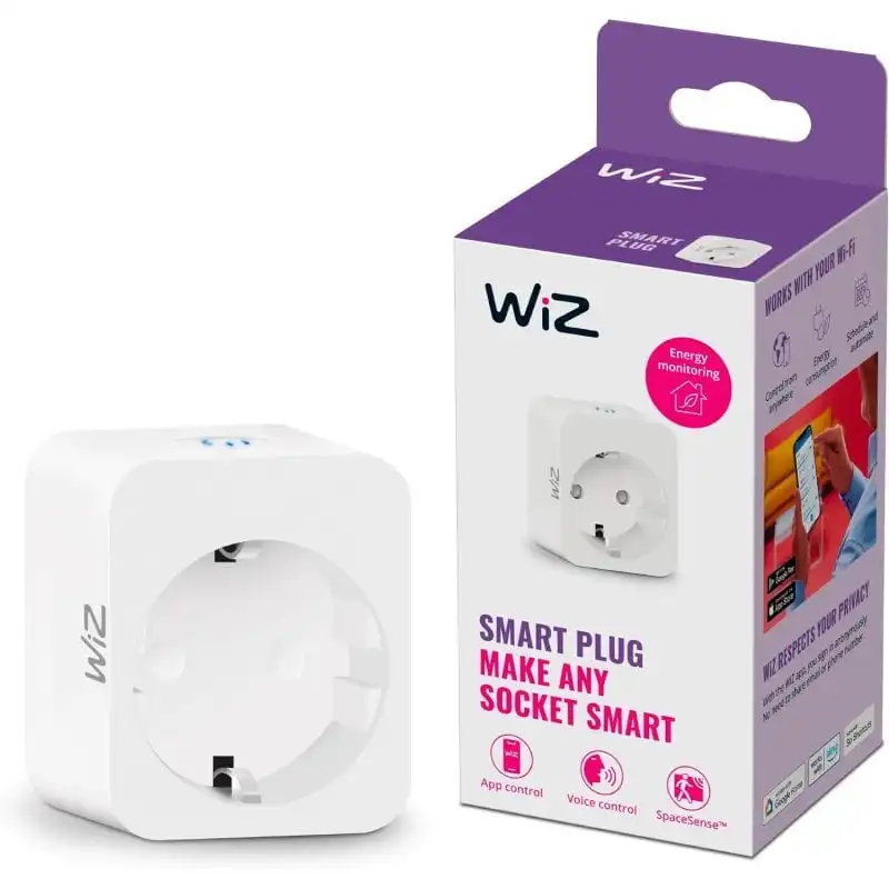 WiZ Enchufe Inteligente WiFi con Control de Energía