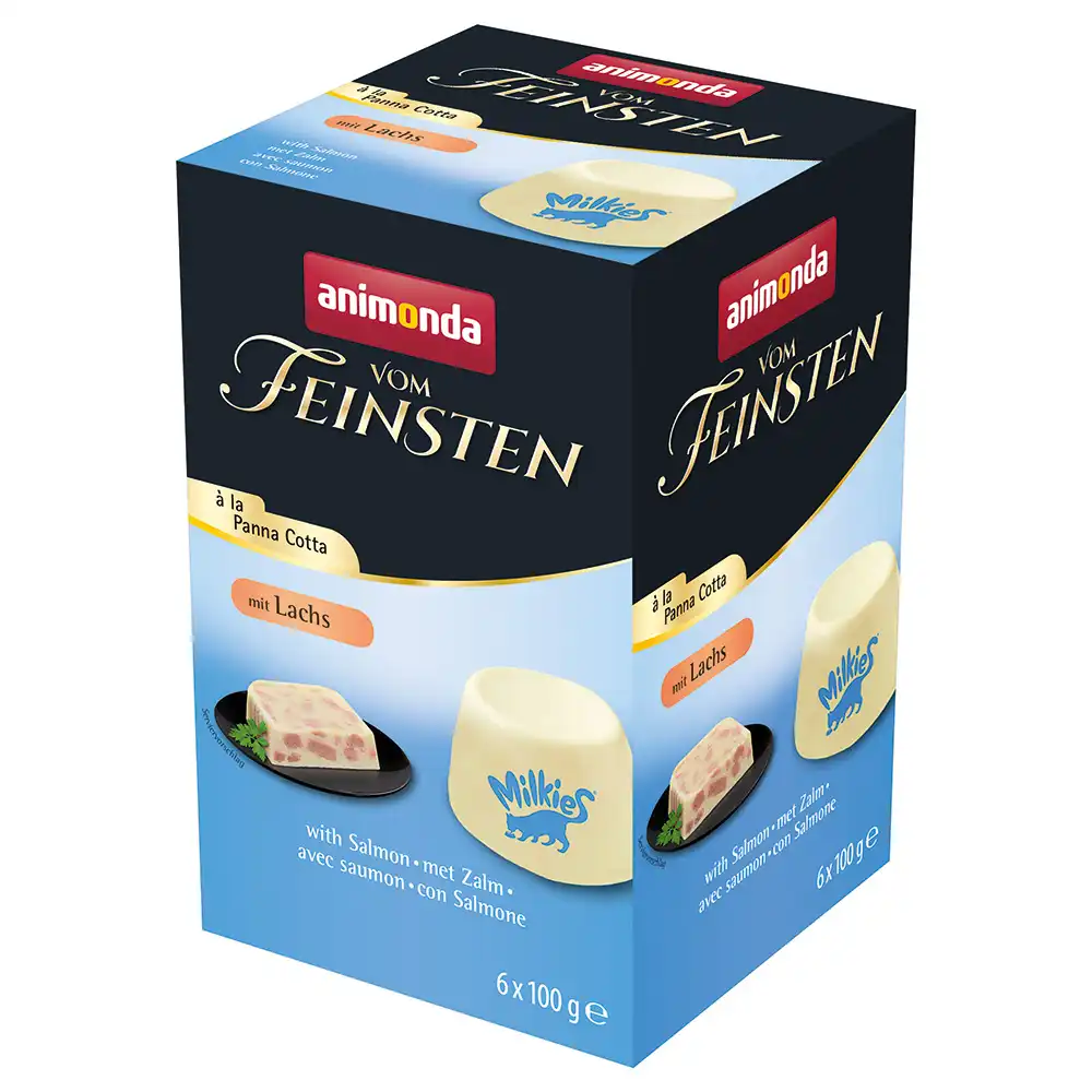 Animonda Vom Feinsten Adult à la Panna Cotta 6 x 100 g - con salmón