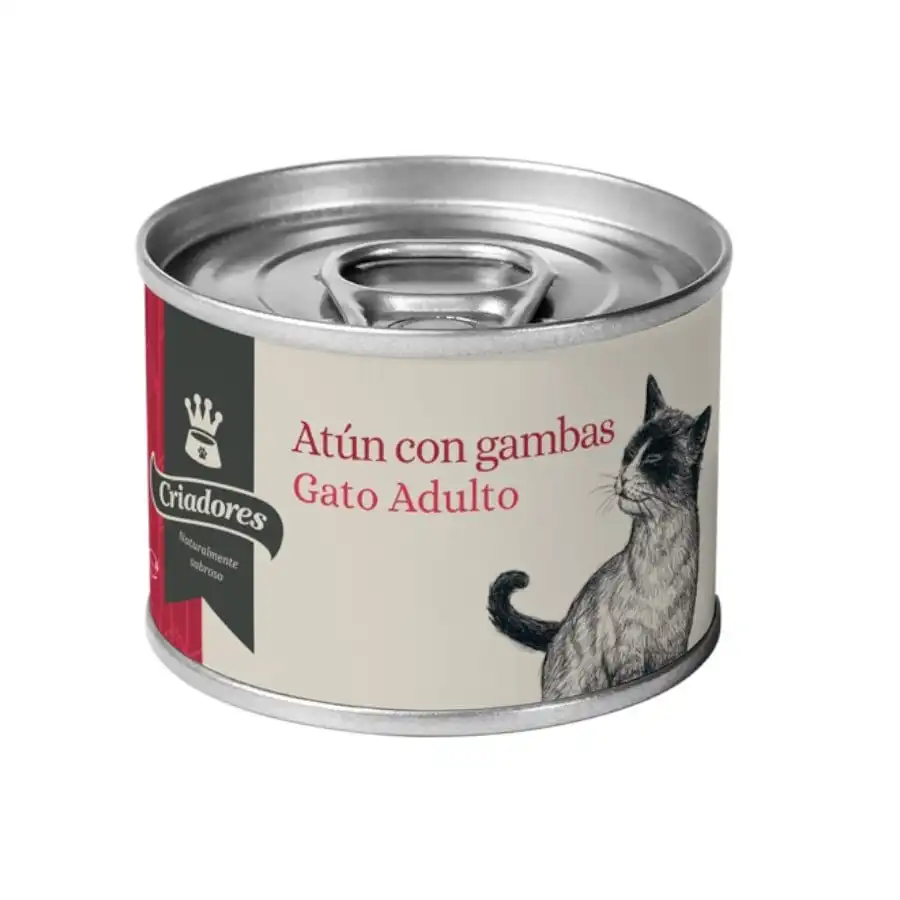 Criadores Adulto Atún y Gambas lata para gatos