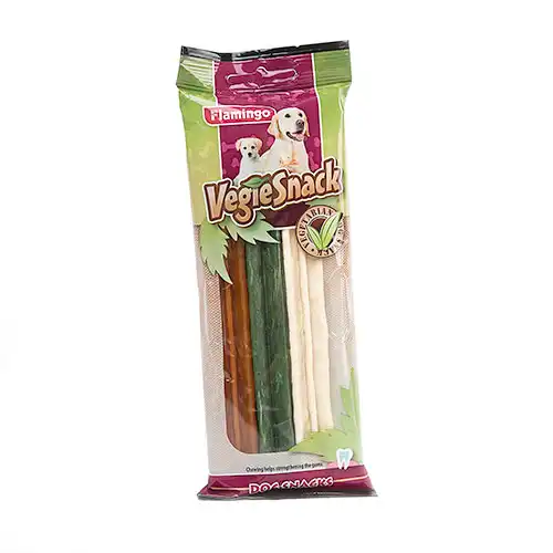 Flamingo Snacks dentales Vegie para perros