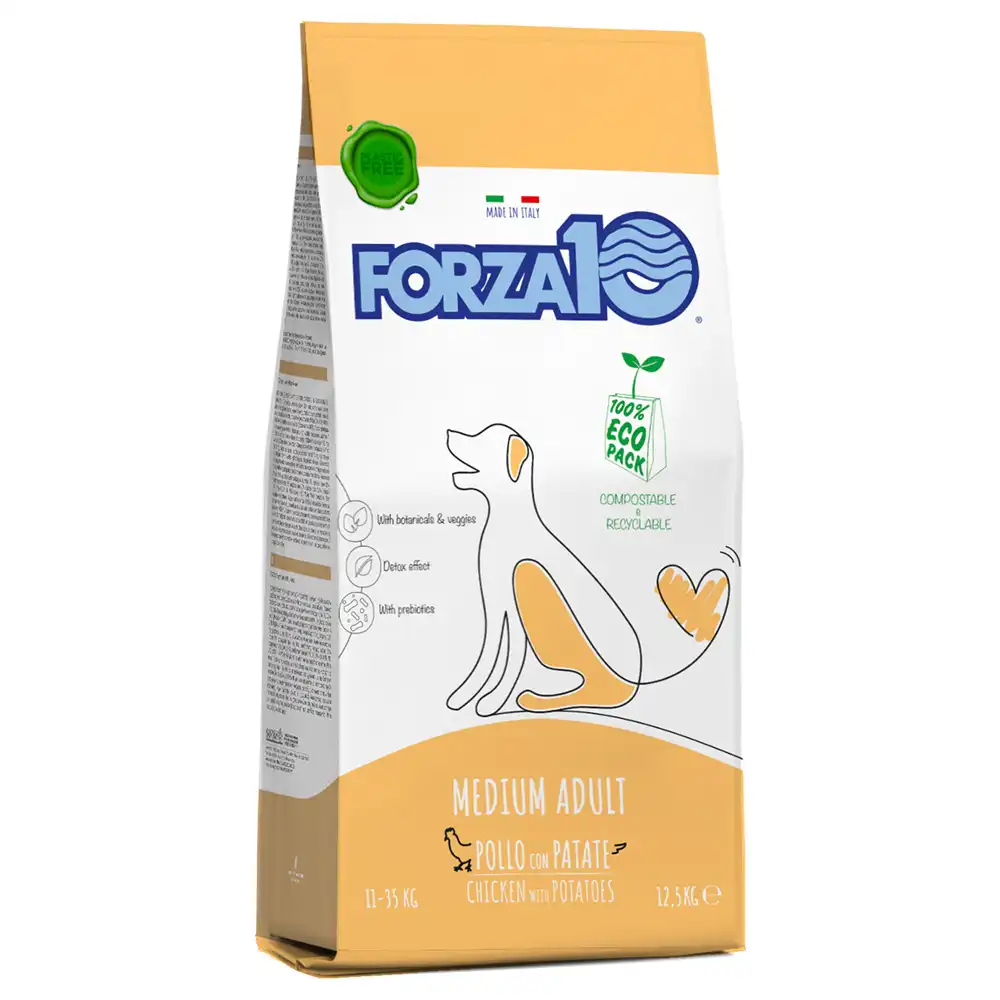 Forza 10 Mantenimiento medio Pollo y patata - 12,5 kg