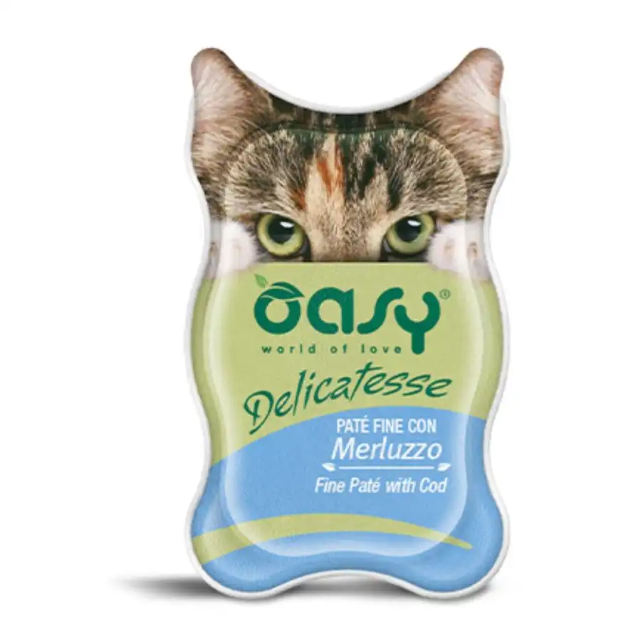 OASY GATO PATE C/BACALAO 85G