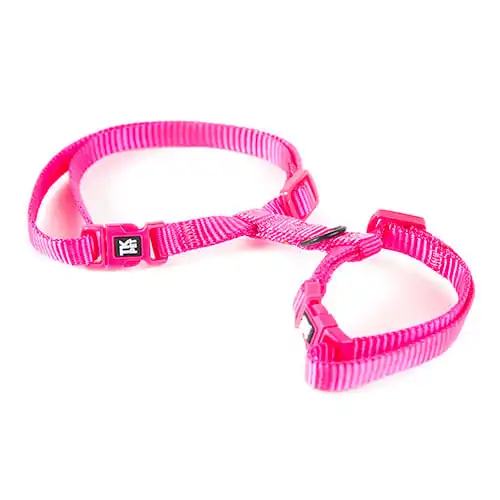 TK-Pet Classic Arnés Ajustable de Nylon Rosa para gatos