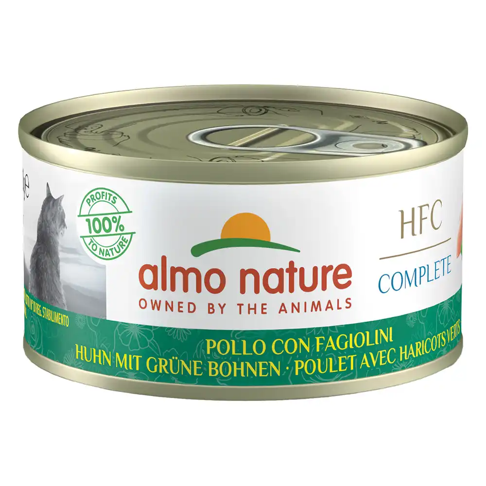 Almo Nature HFC Complete 6 x 70 g - Pollo con judías verdes