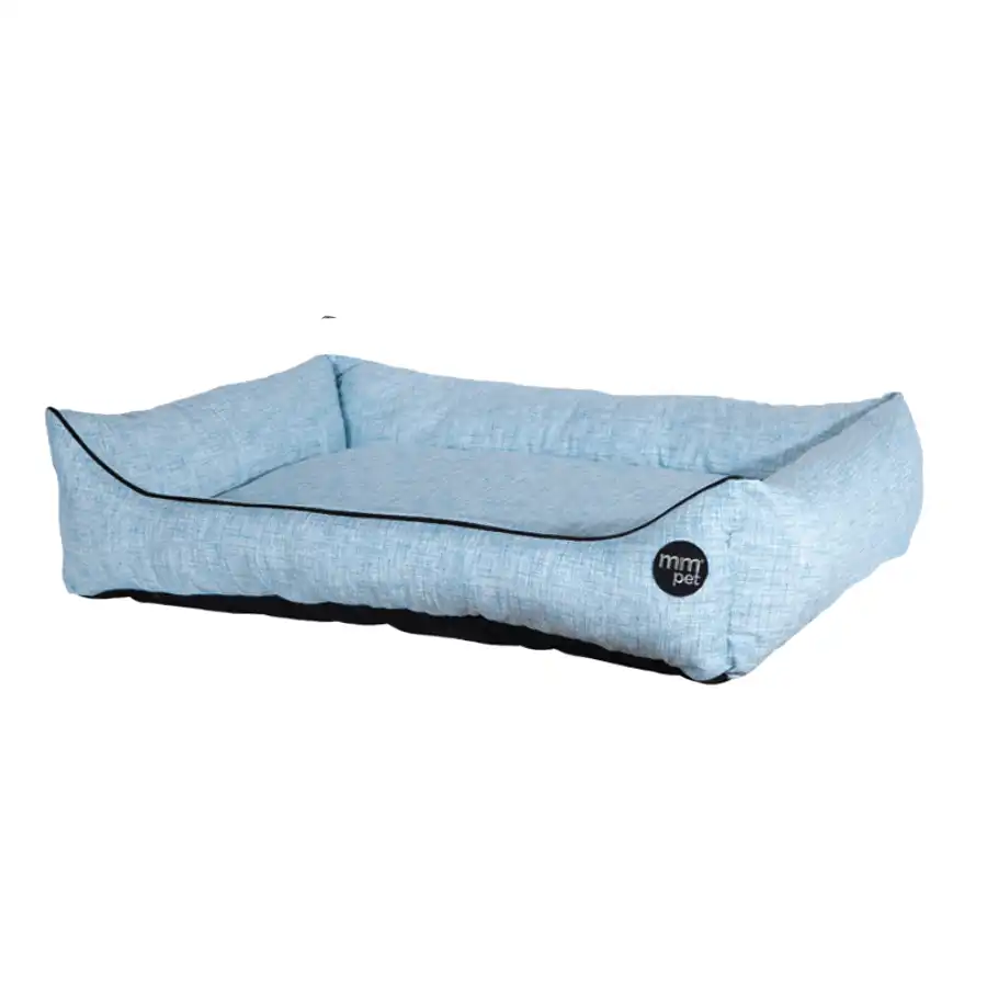 Cama rectangular azul S CACAU