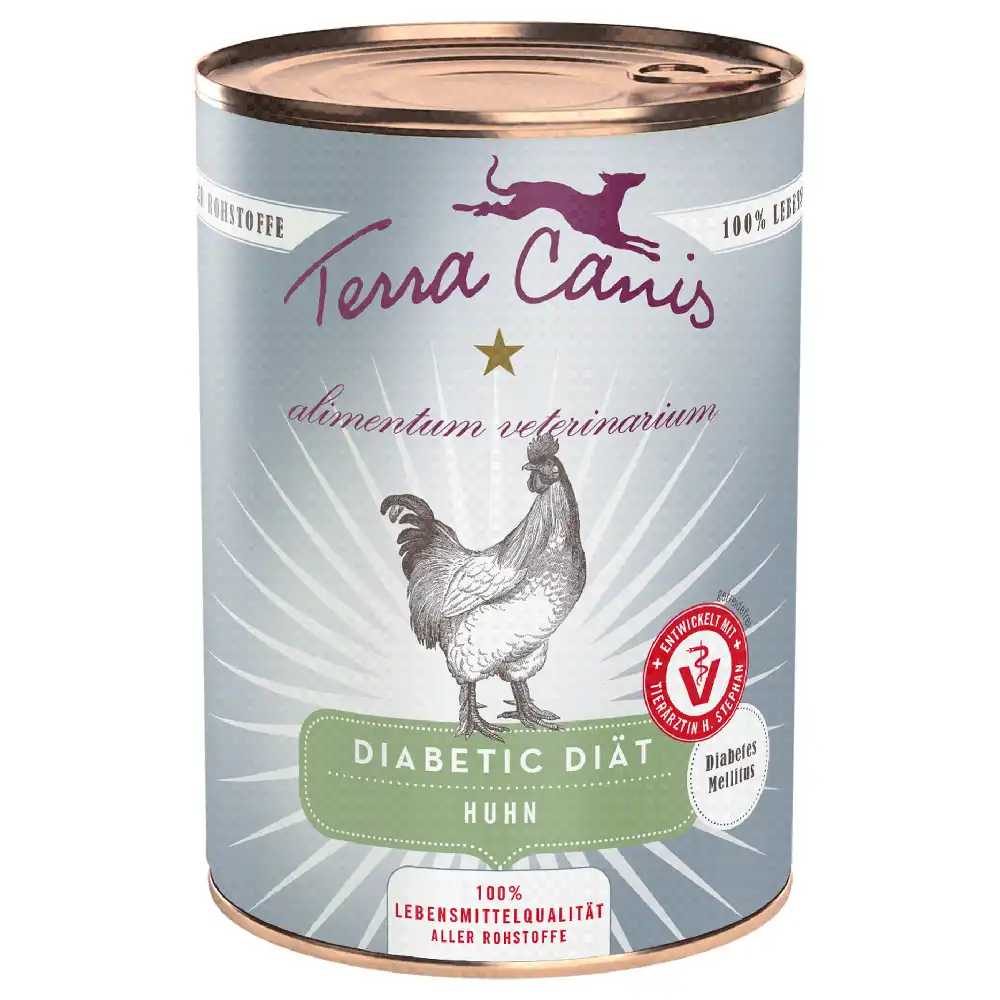 Terra Canis Alimentum Veterinarium Diabetic 6 x 400 g - Pollo