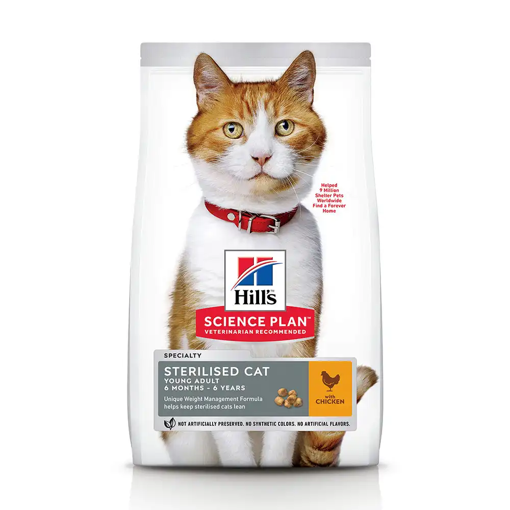 Hills Feline Sterilised Young Cat Pollo 1,5 Kg.