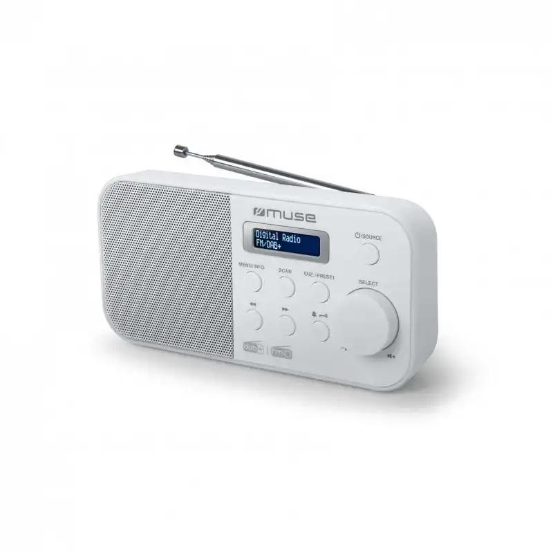 Muse M109DBW Radio Portátil DAB+ Blanca