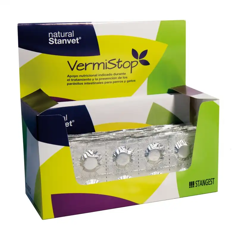 Stangest Complemento Vermistop Blister 20 comprimidos 100 gr