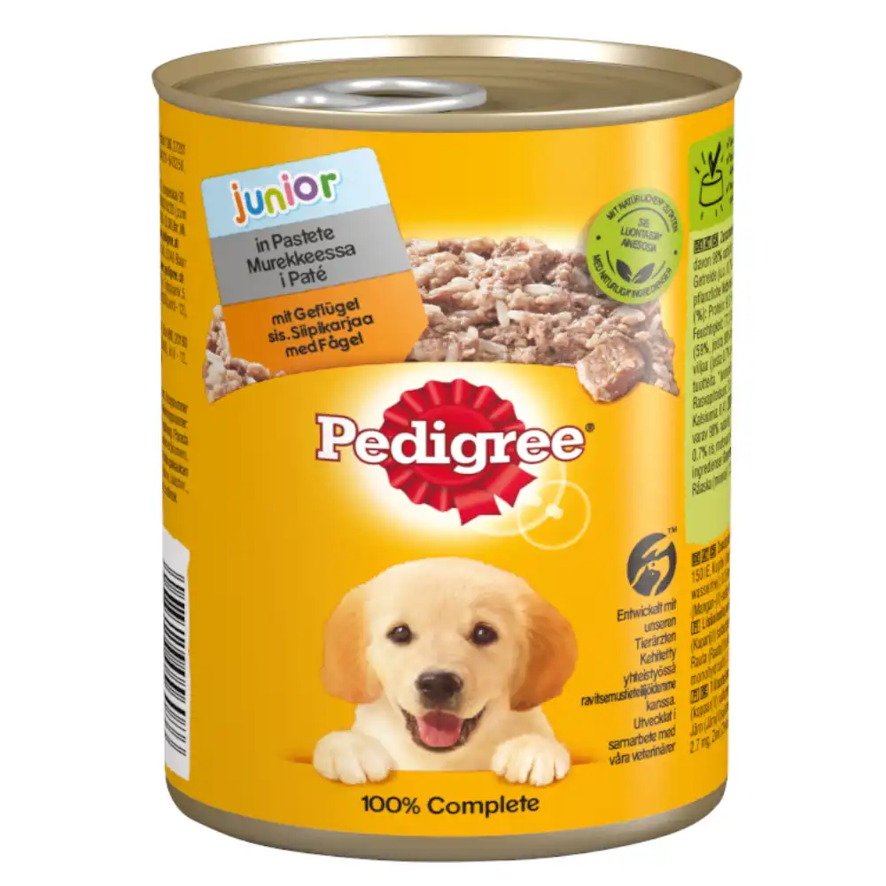 Pedigree Classic 12 x 400 g - Junior: ave y arroz