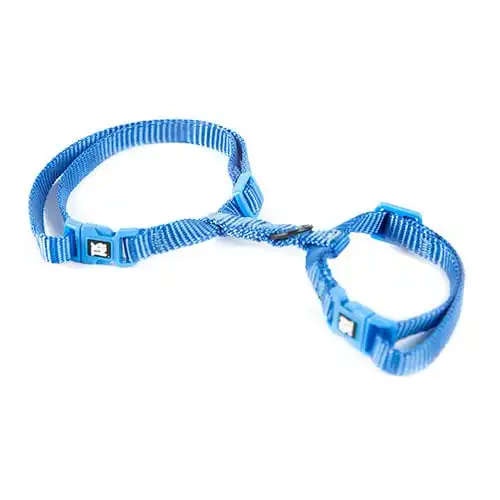 TK-Pet Classic Arnés Ajustable de Nylon Azul para gatos