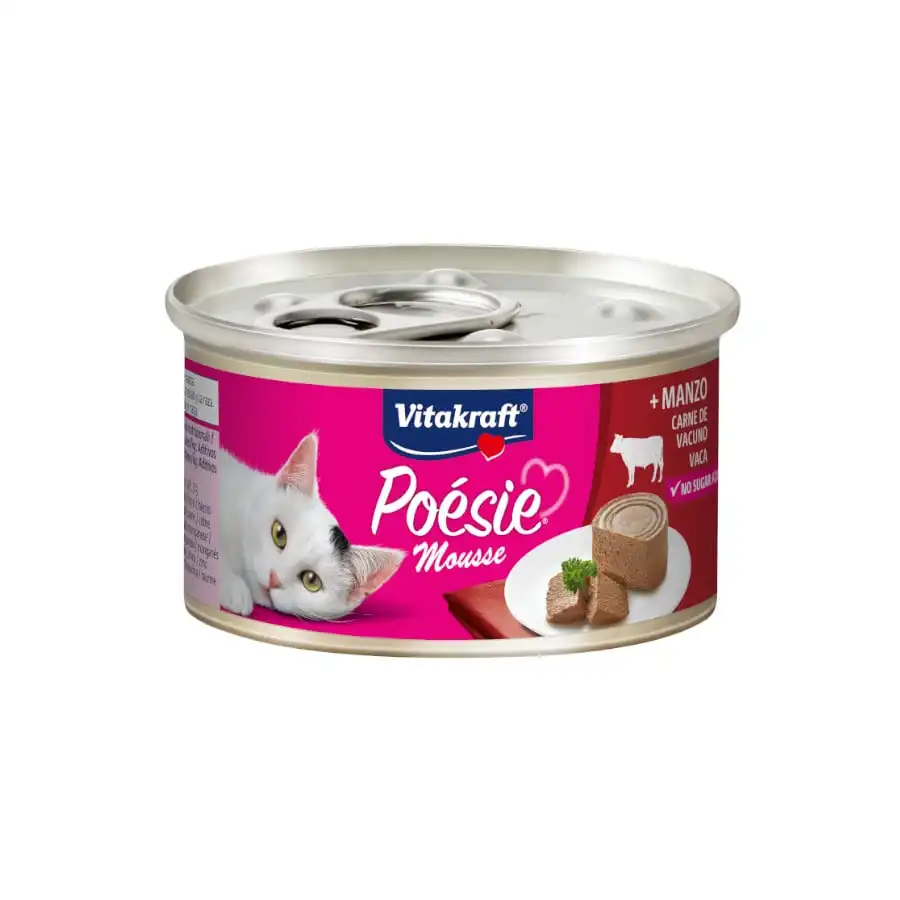 Poésie Mousse de Ternera para gatos 85 gr.