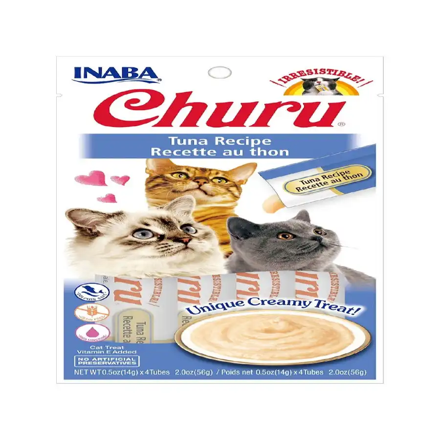 Churu Snack Cremoso de Atún para gatos - Multipack 12