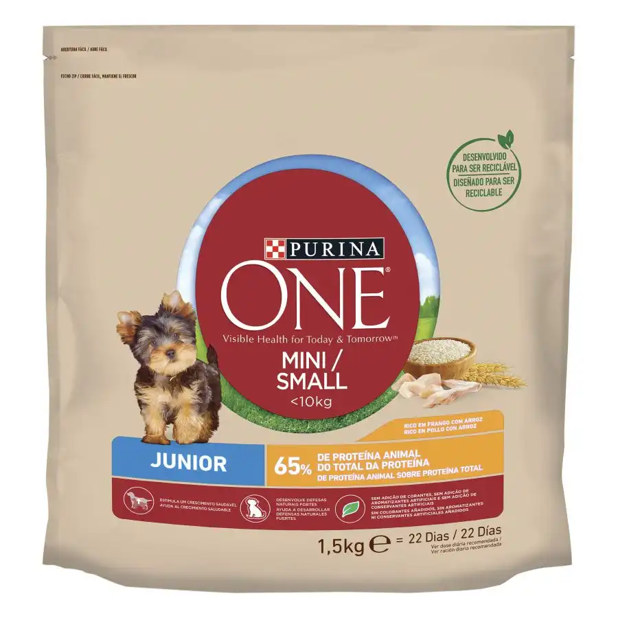 Purina One Junior Bifensis Pollo pienso para perros