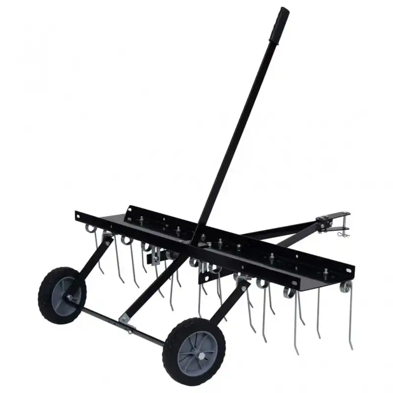 VidaXL Escarificador para Cortacésped 100cm Negro