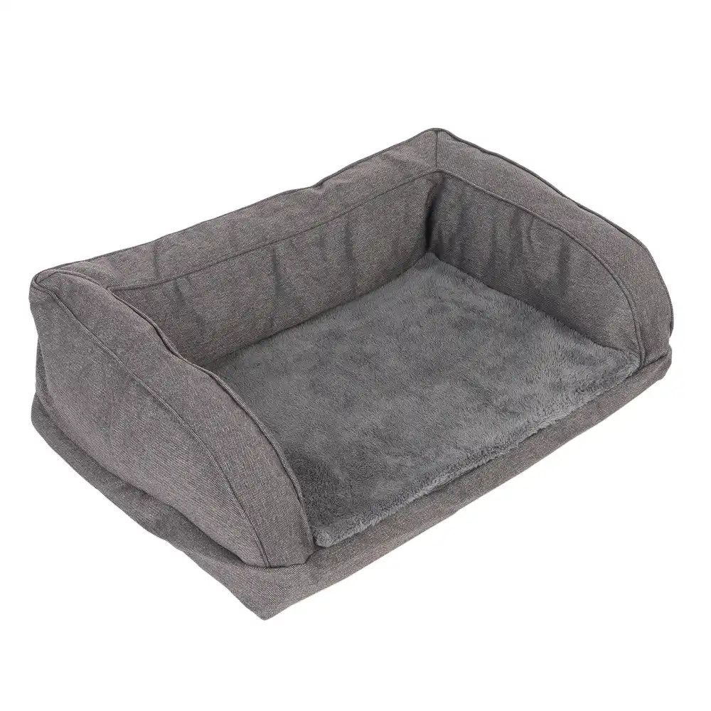 Cama ortopédica gris para perros - Funda de recambio T/L gris