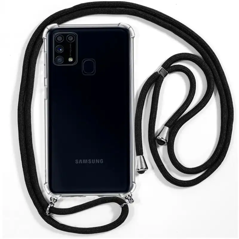 Cool Funda con Cordón Negro para Samsung Galaxy M31