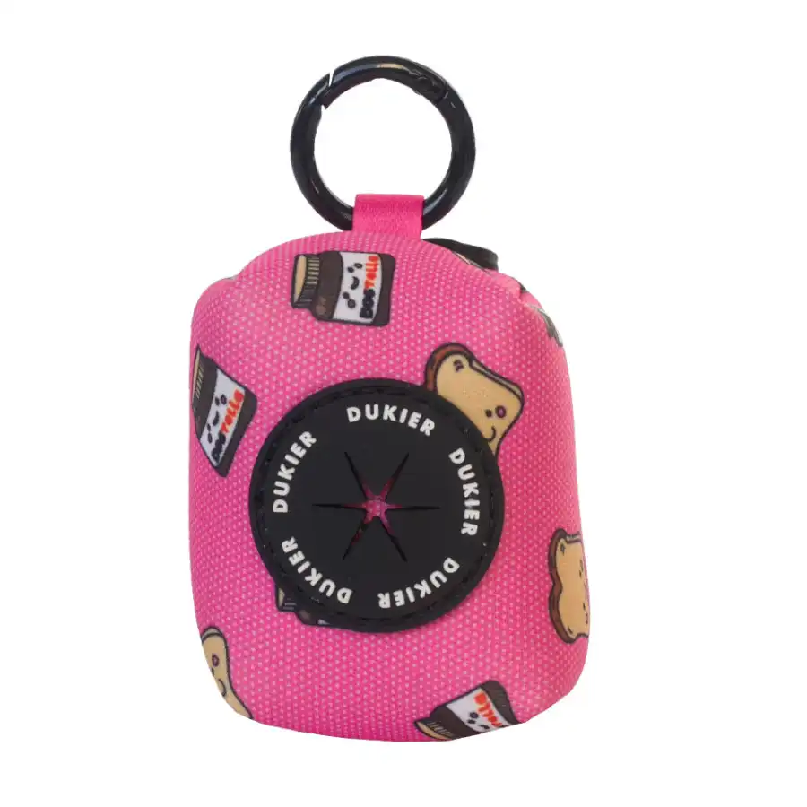 Dukier Dogtella Porta Bolsas con Enganche para perros