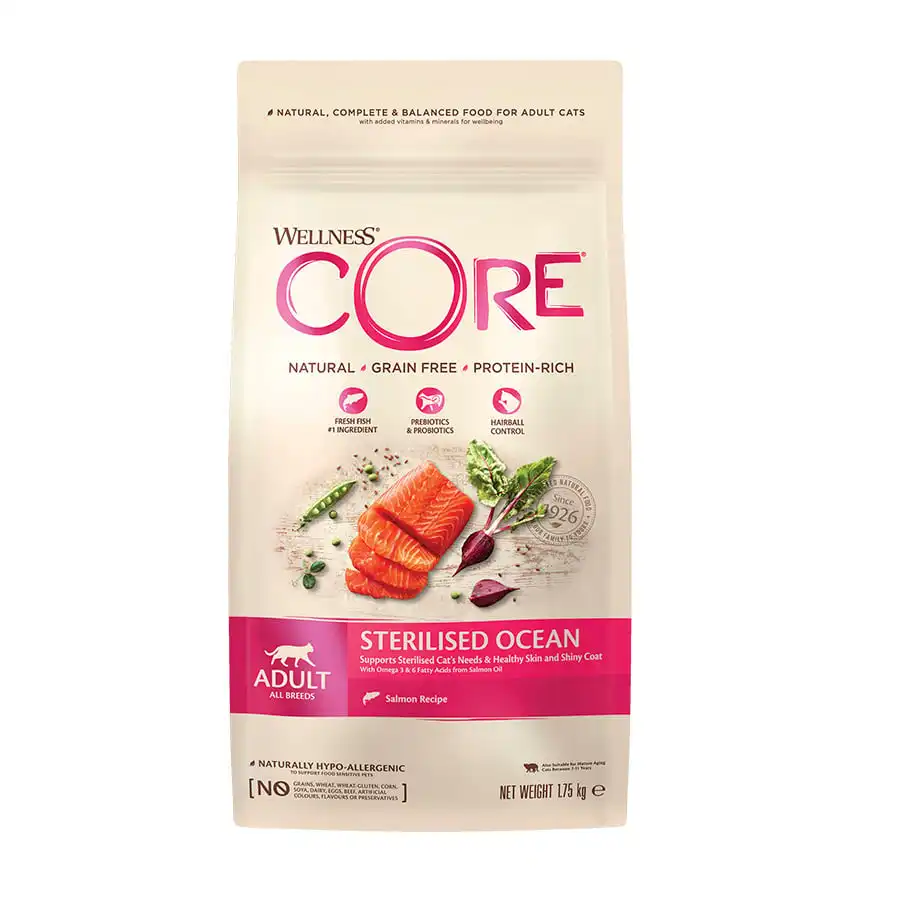 Wellness Core Adult Sterilised Ocean Salmón pienso para gatos