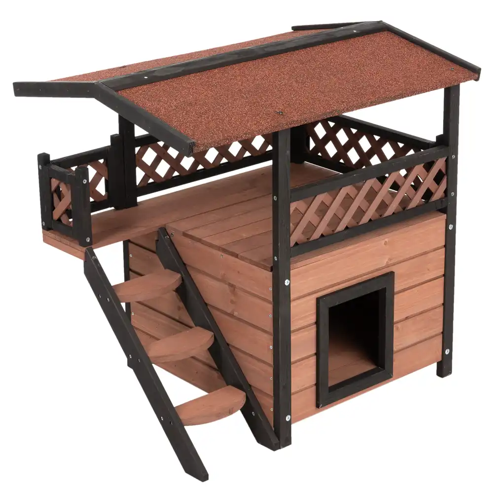 Casita para gatos Maisonette -  77 x 56,4 x 72,4 cm (LxAnxAl)