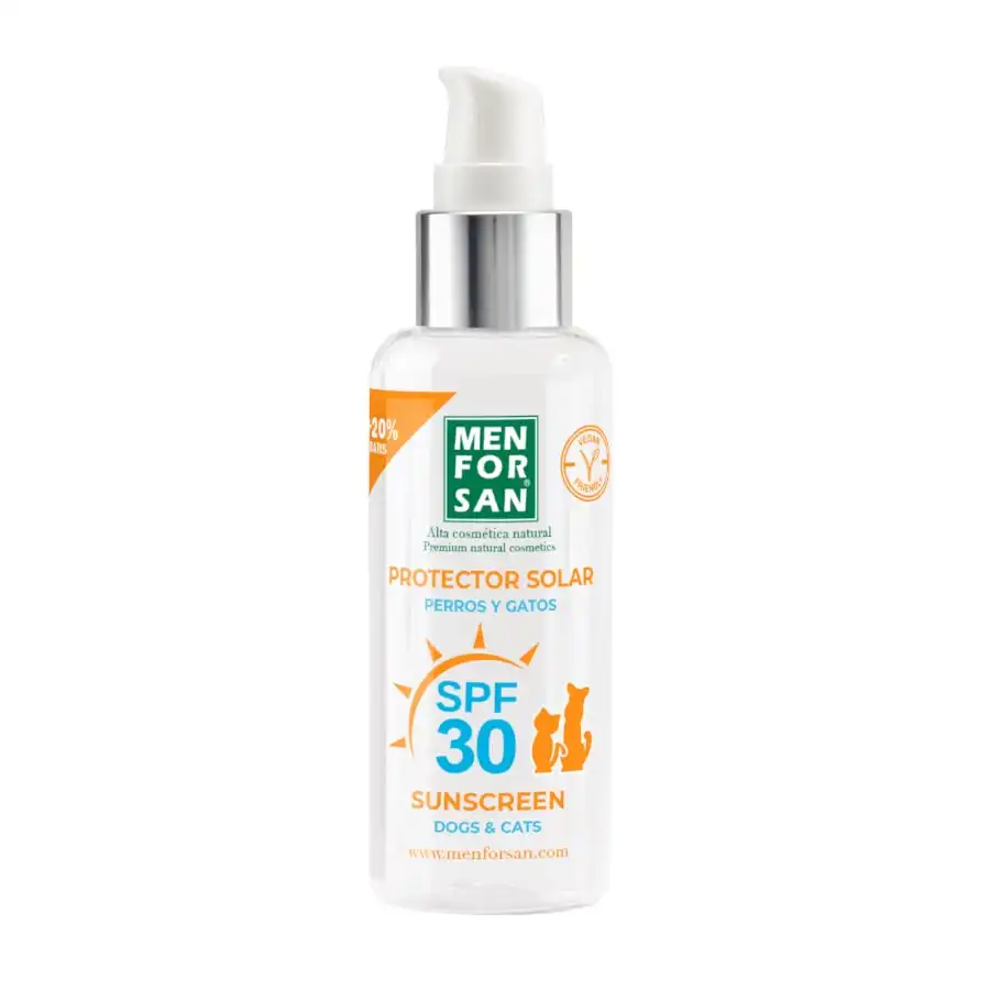 Menforsan SPF 30 Protector Solar para perros y gatos