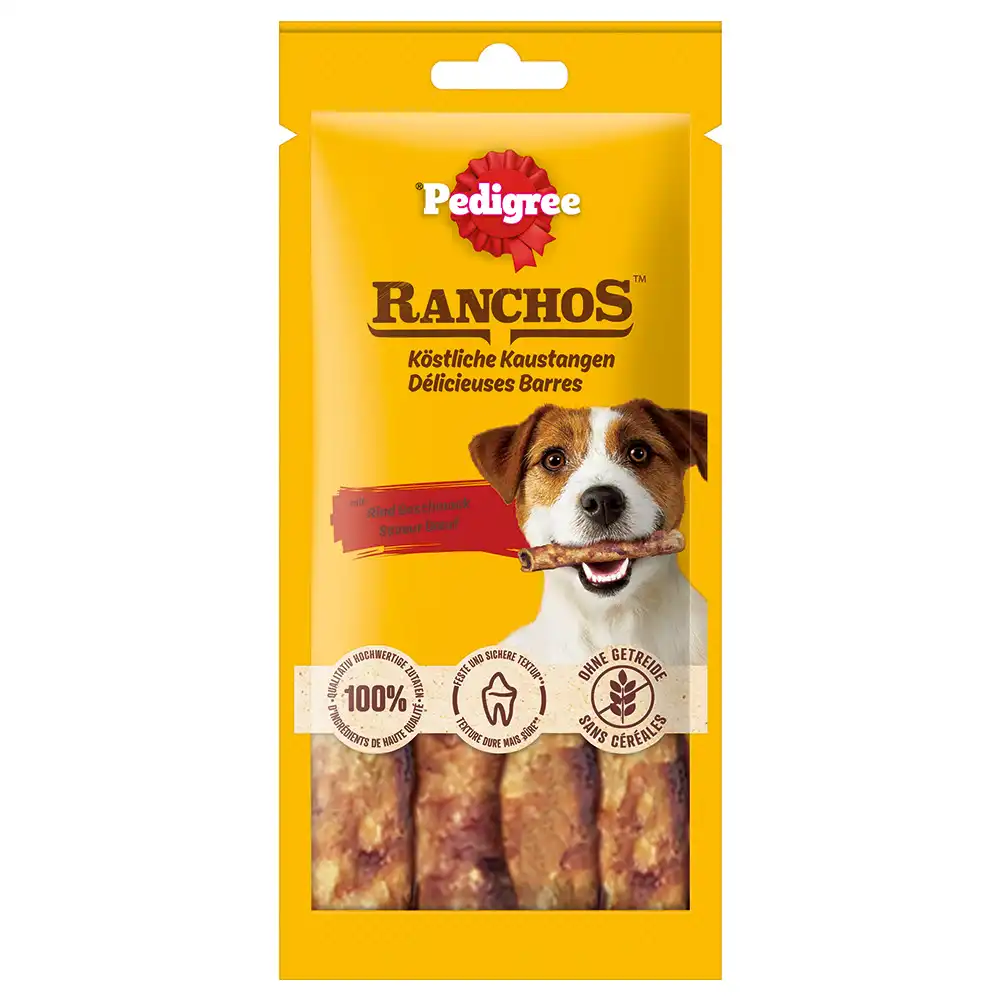 Pedigree Ranchos palitos para perros - Vacuno (40 g)