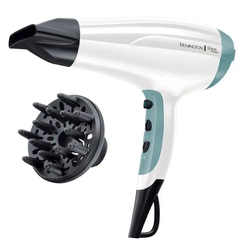 Secador remington shine therapy d5216/ 2300w/ blanco