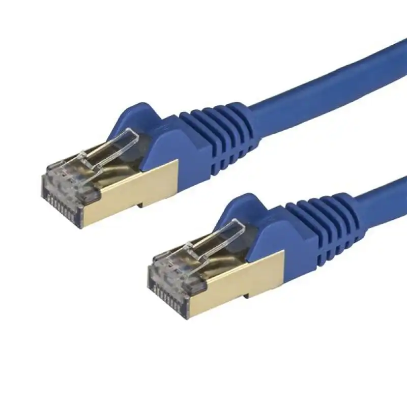 StarTech Cable de Red STP Snagless Cat 6A 7.5m Azul