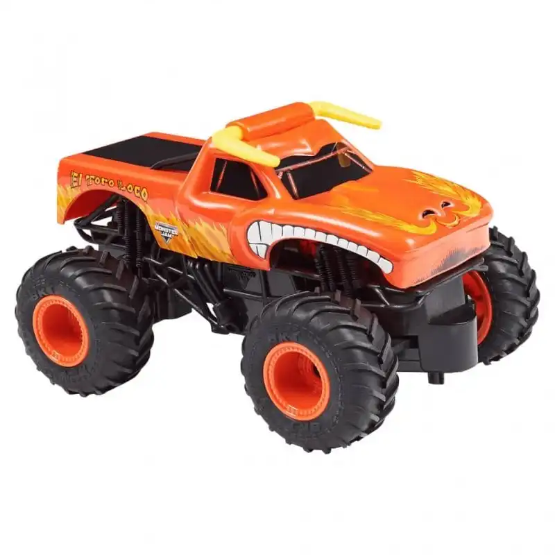 Monster Jam Coche Teledirigido de  el Toro Loco 1:24