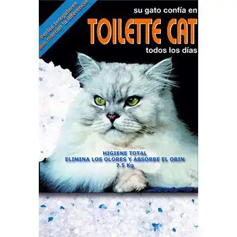 Arena de sílice Toilette Cat 7,5 Kg.