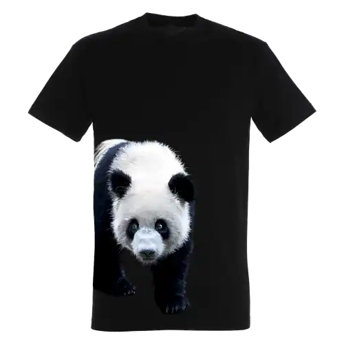 Camiseta Oso Panda color Negro