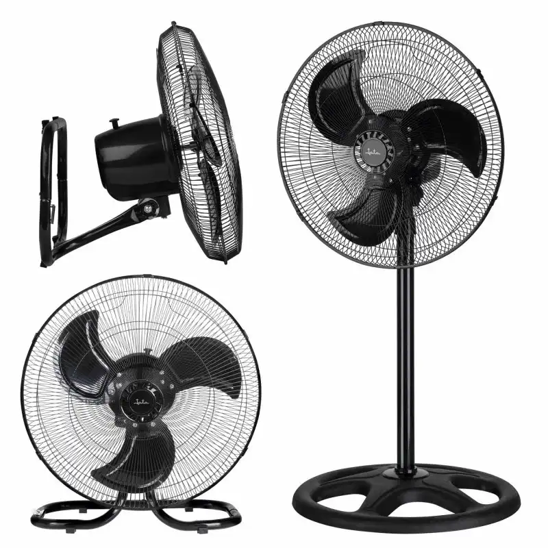Jata JVVP3046 Ventilador de Pie Industrial 3 en 1 90W Negro