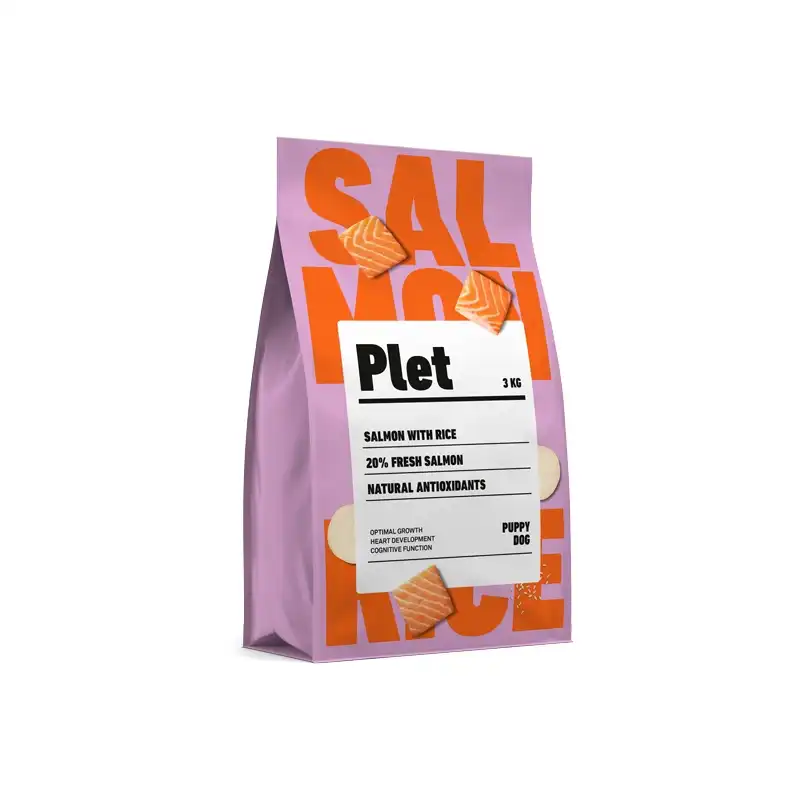 Pienso Plet para Cachorros - Salmón con arroz, Peso 12 Kg