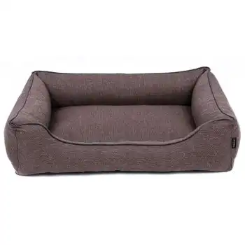 Sofa Mallorca Comfort Cama Para Perro En Marrón Con Negro 100x75 Cm